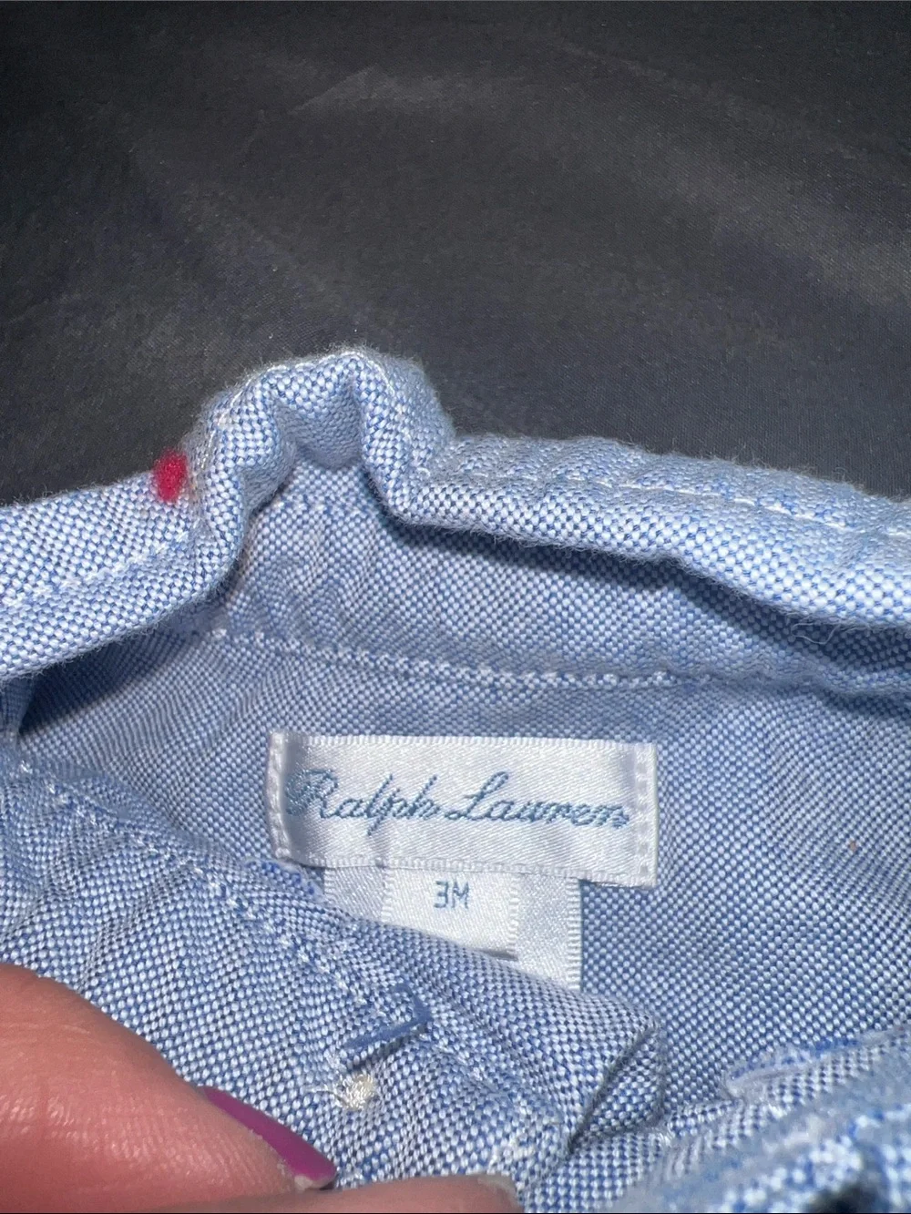 Ralph Lauren Baby Boy's Oxford Long Sleeve Button Up Shirt